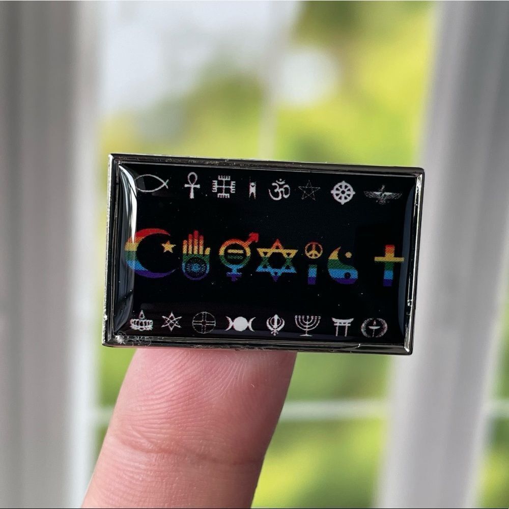 Coexist Enamel Pin/ Brooch Lapel